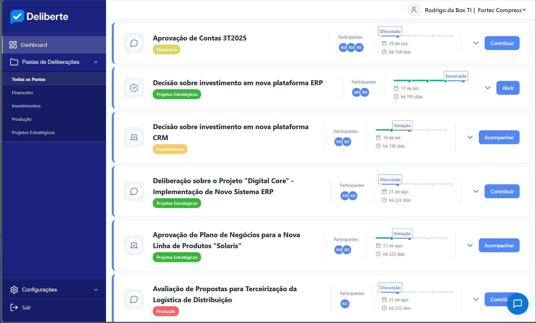 Deliberte - Visão 1