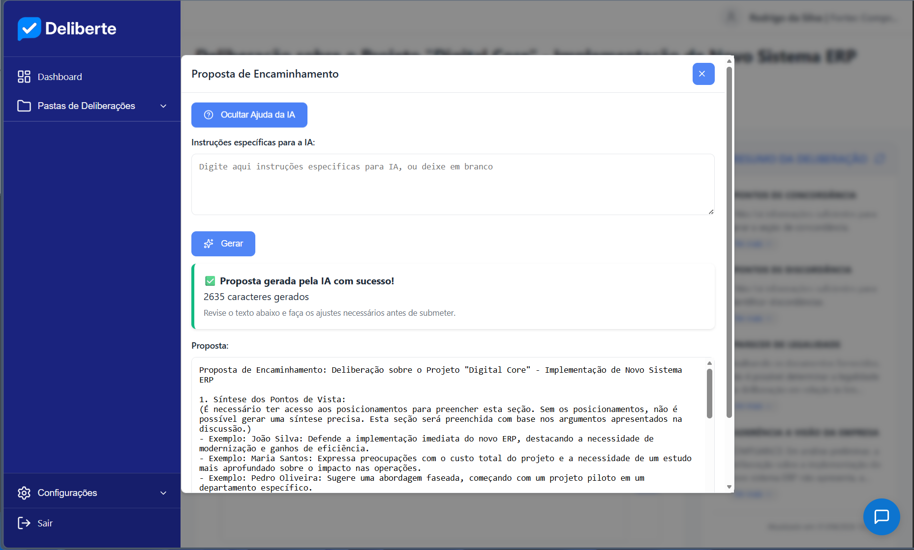 Deliberte - Visão 3